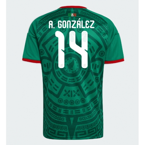 Billige Fotballdrakt Mexico Armando Gonzalez #14 Replika Hjemmedrakt VM 2026 Kortermet Billige Fotballdrakt Mexico Armando Gonzalez #14 Replika Hjemmedrakt VM 2026 Kortermet